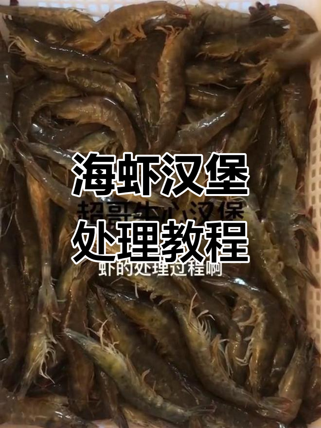 大连海虾汉堡制作秘籍:鲜活虾的处理技巧与步骤