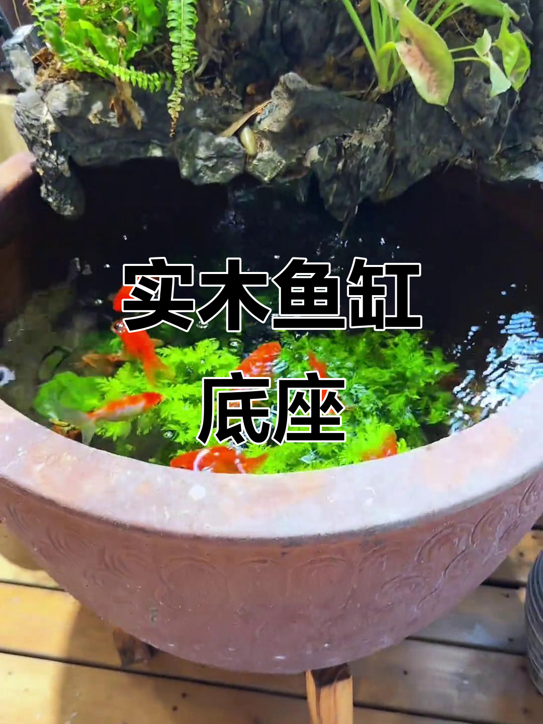 鱼缸支架选实木,承重稳固耐用,尺寸按缸底周长定制