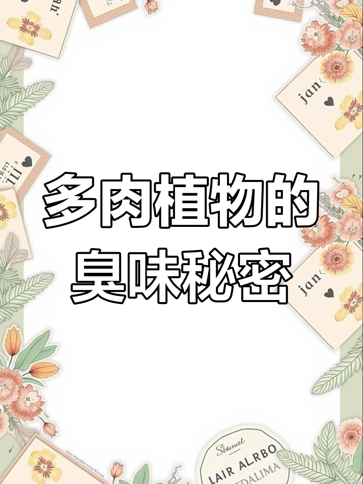 这些多肉植物竟然会散发臭味,看看你中招了吗?