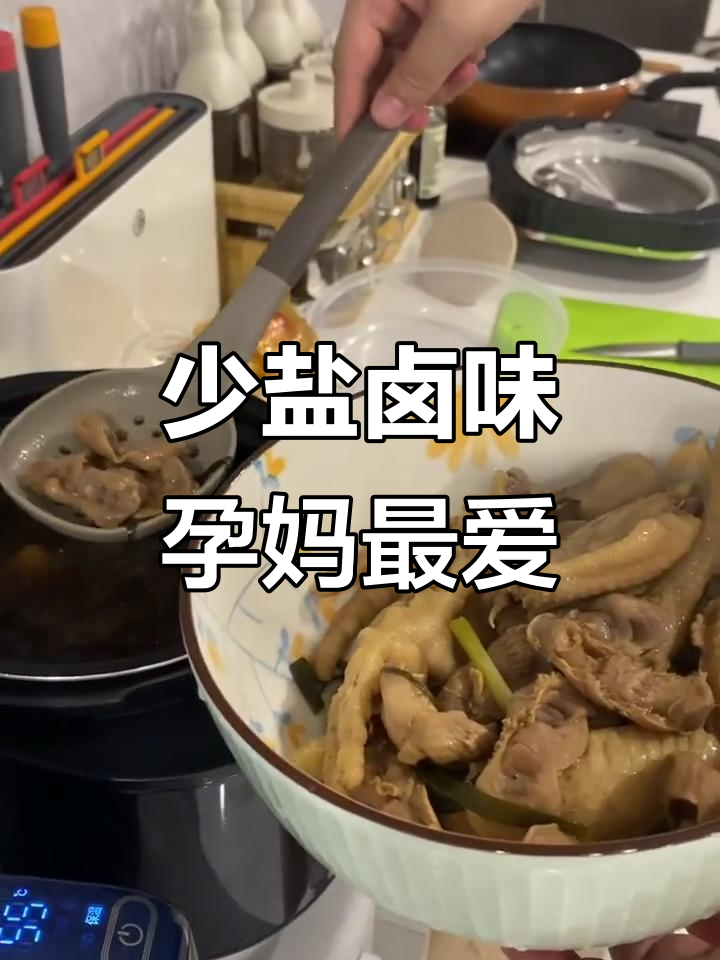 孕妇嘴馋必备!少盐卤味,鸡脚翅膀吃到停不下来