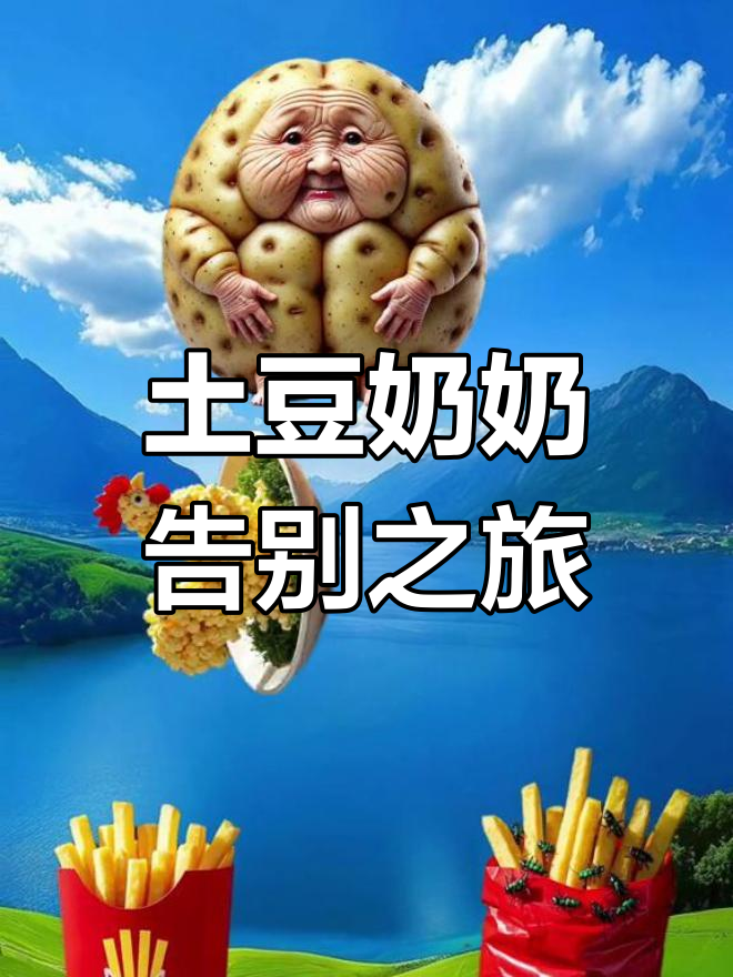 土豆奶奶的最后一程,薯条和鸡米花送给你!