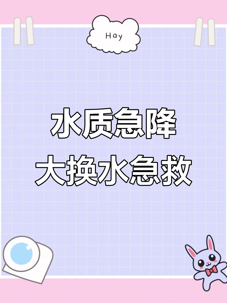 鱼缸水质跌酸,绿藻变褐藻,两条鱼死亡!紧急处理大换水