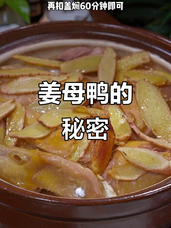 姜母鸭做法超简单,味道浓郁,连姜片都不剩!