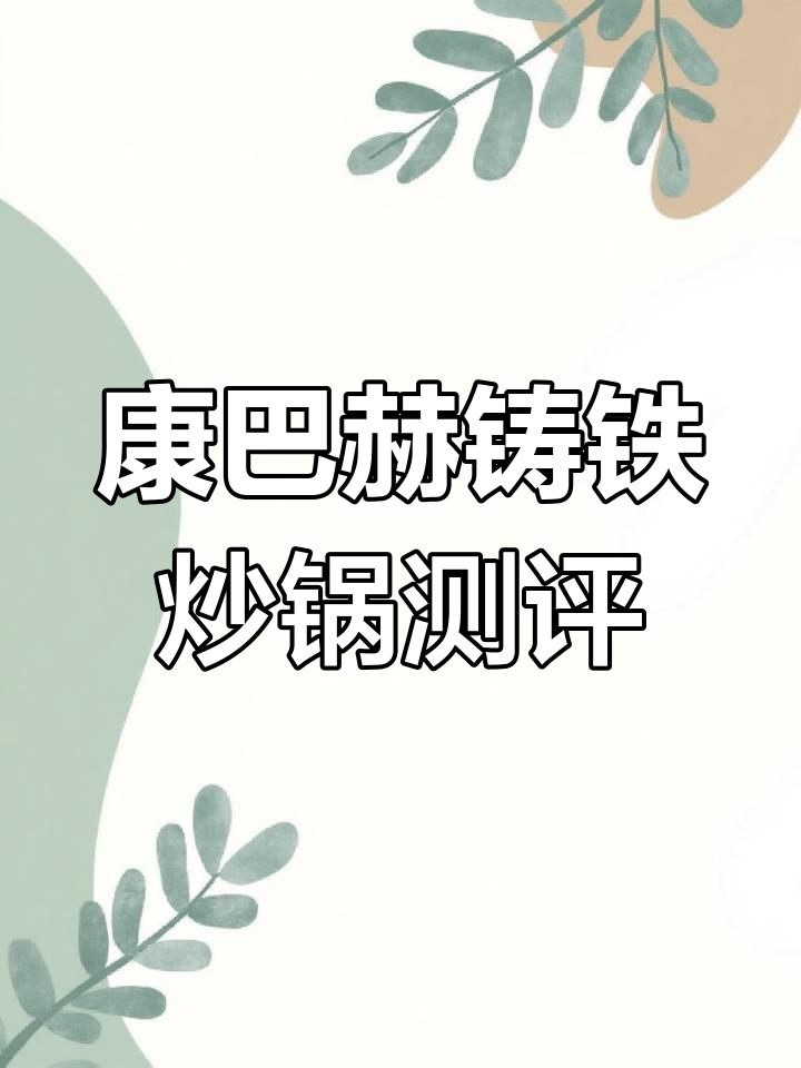 康巴赫铸铁炒锅评测:厚实耐用,适合各种炉灶