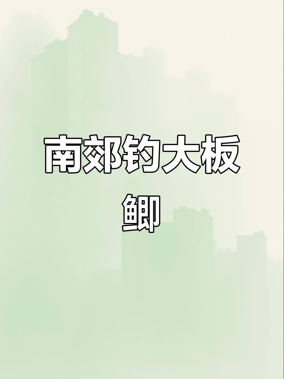西安南郊隐藏大板鲫,钓鱼爱好者必看位置