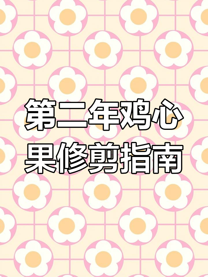 鸡心果修剪技巧大揭秘,第二年如何精准剃光杆