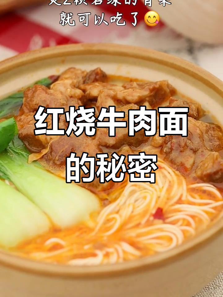 自制红烧牛肉面,香气扑鼻,味道绝佳!