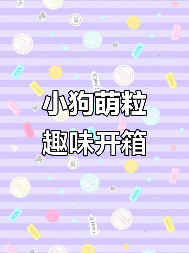 线条小狗萌力大揭秘!拆盲盒乐趣多,棉花糖和纸杯蛋糕超可爱