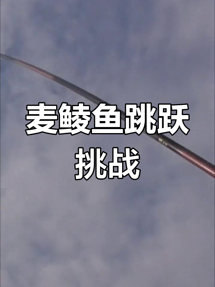 麦鲮鱼三连跳,钓鱼挑战太刺激