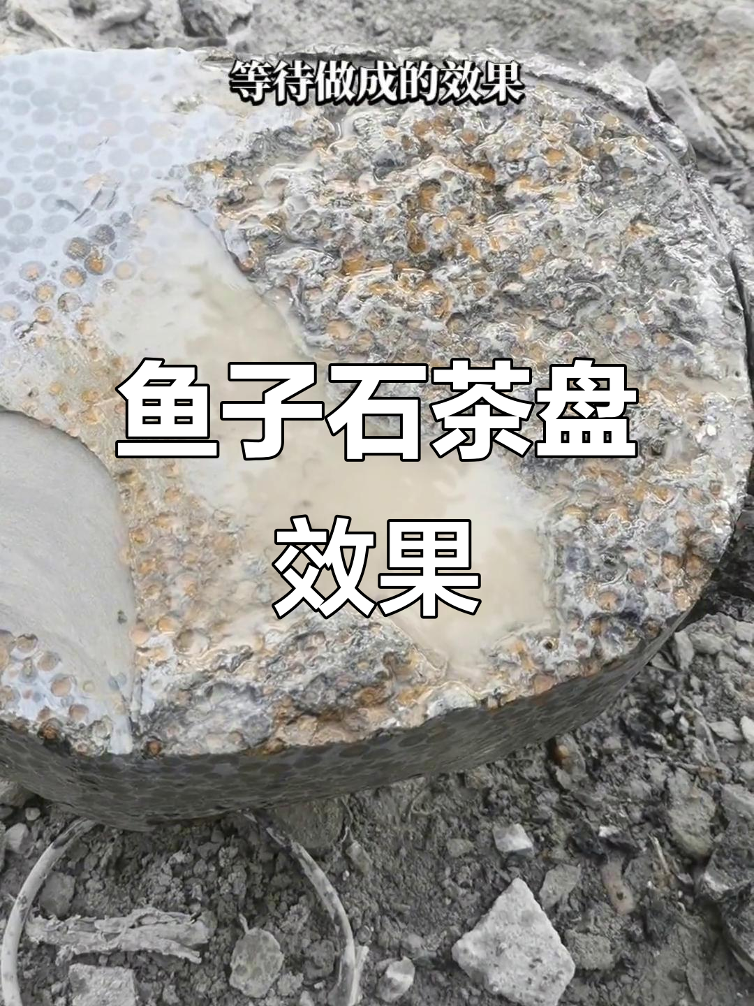 鱼子石茶盘制作过程,效果惊艳!