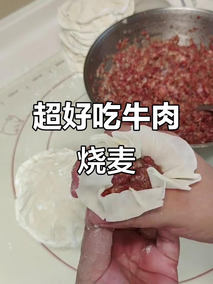 北方牛肉烧麦，鲜香汤汁让人无法抗拒！