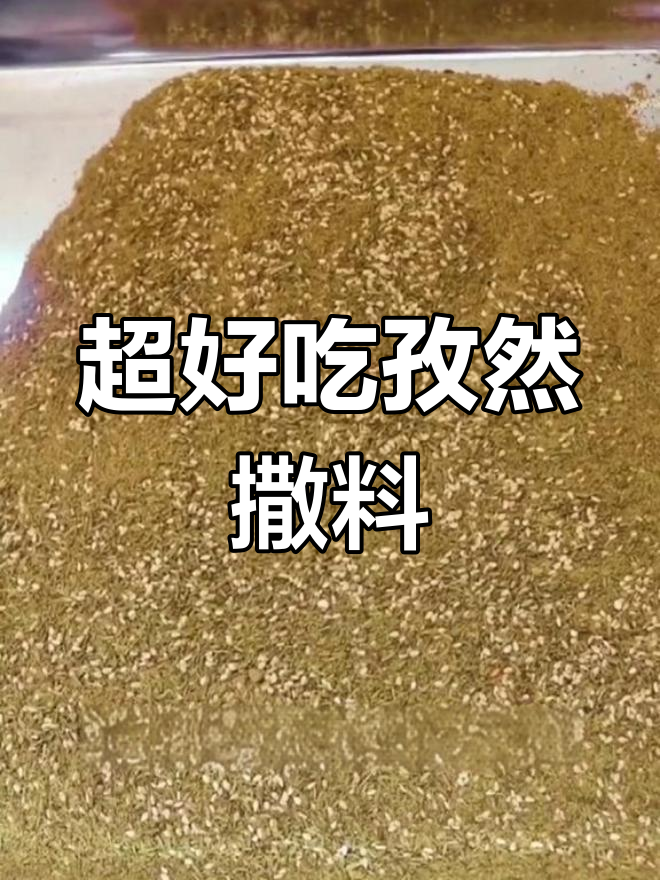 简单食材做出超美味孜然撒料,炸鸡必备!
