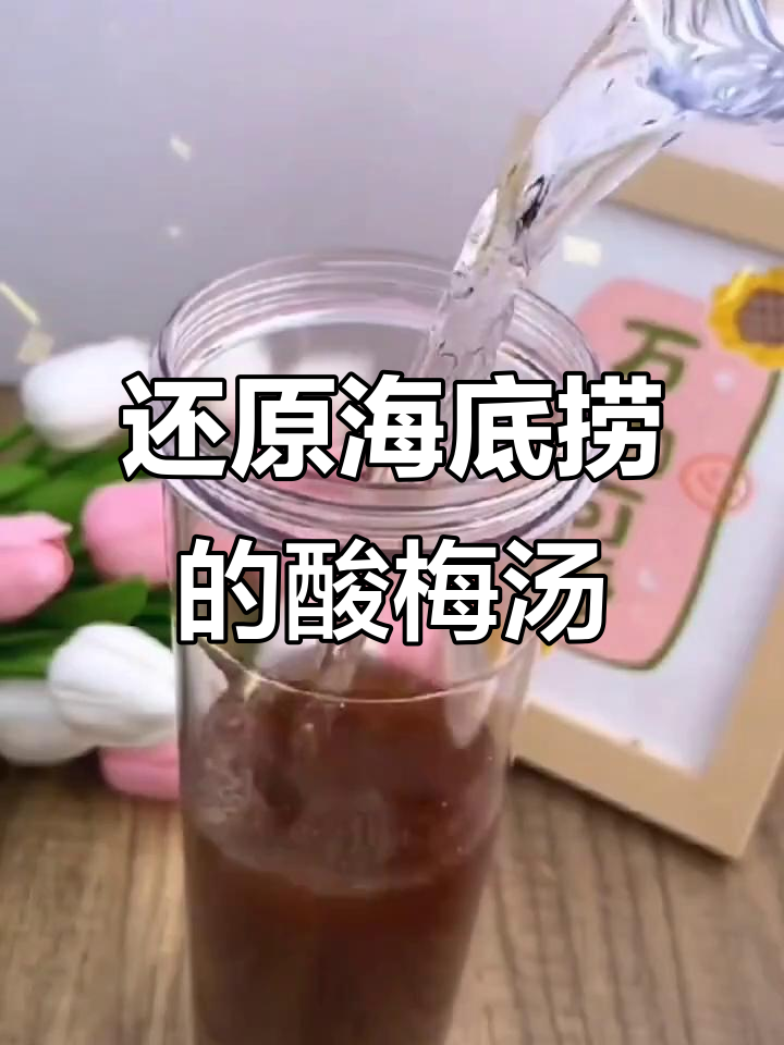 锄禾酸梅汤,海底捞同款味道,冰凉又好喝