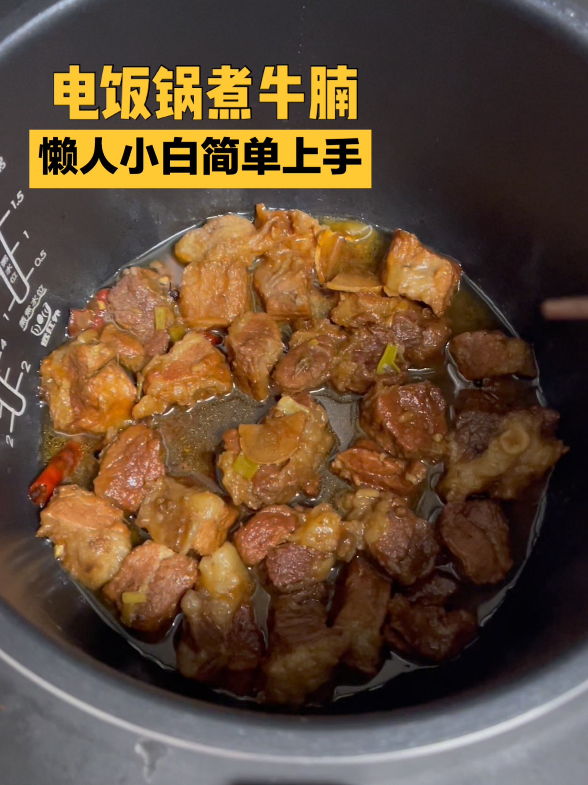 电饭锅版红烧牛肉