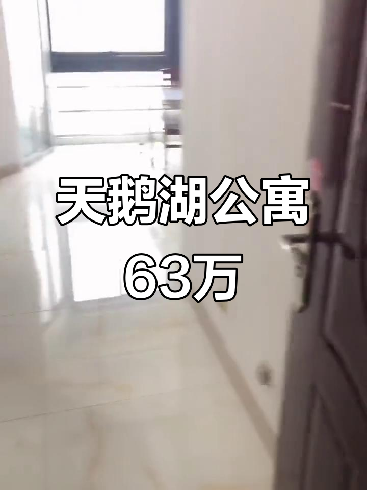 精装修天鹅湖公寓,68.92平仅售63万,户型独特视野开阔