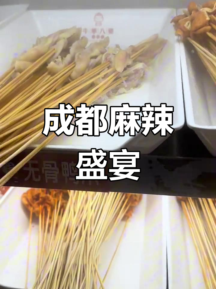 成都美食之旅,牛肉串串与鸭血必试!