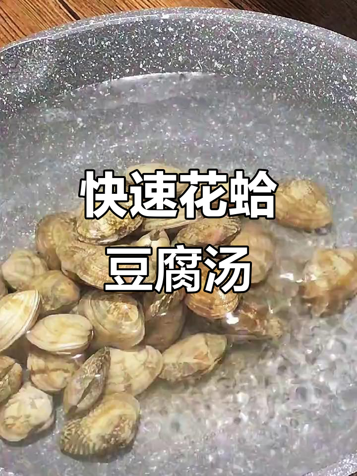 花蛤豆腐汤,鲜美又简单,五分钟搞定!