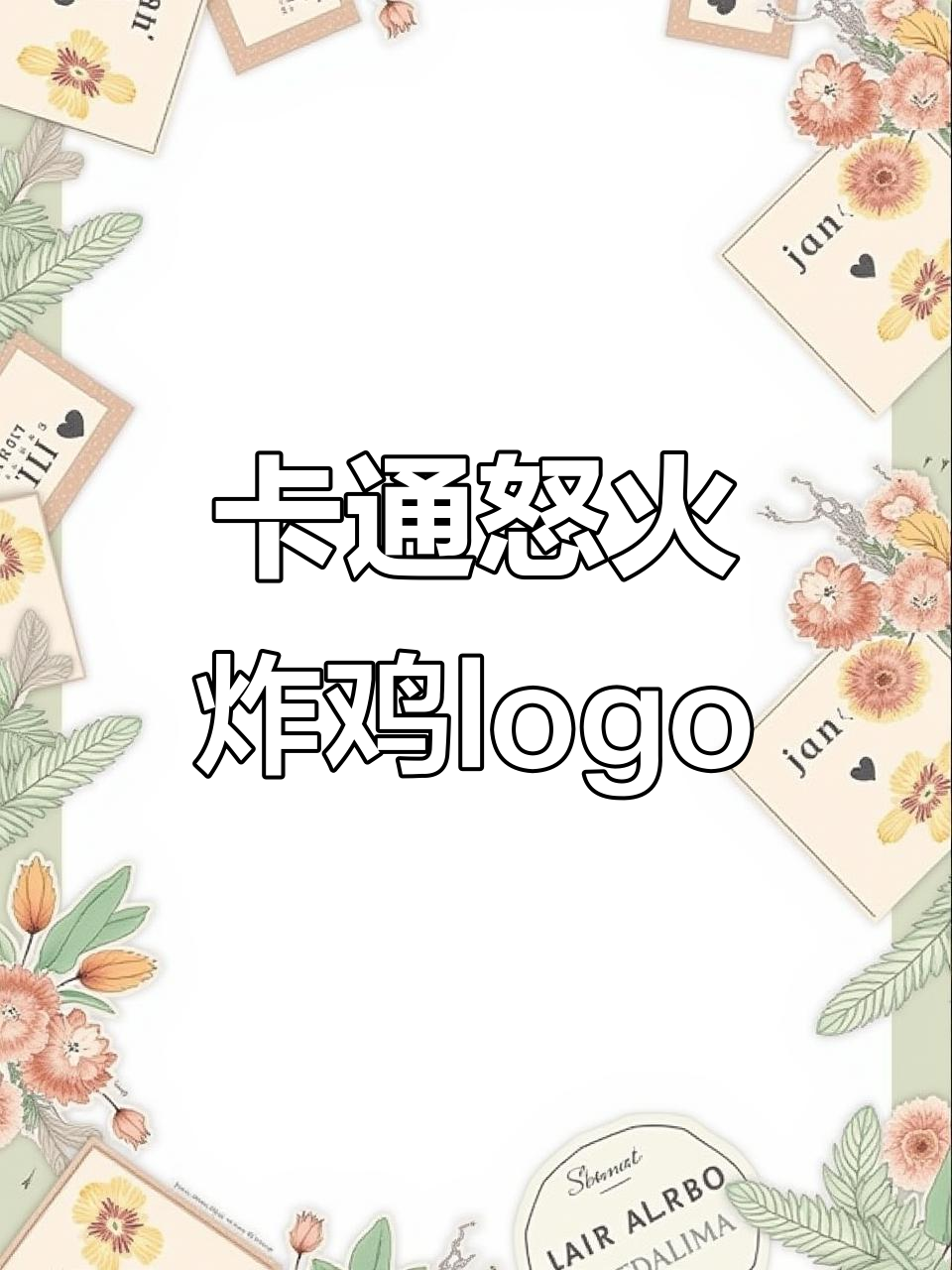 沃尼塔炸鸡连锁品牌logo设计，卡通怒火小鸡引领味蕾