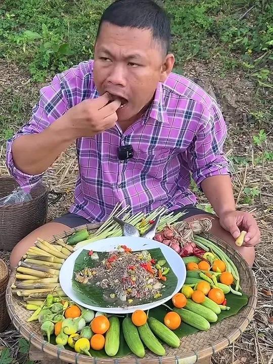凉拌臭虾酱 #美食泰国美食抖音美食户外美食内容启发搜索