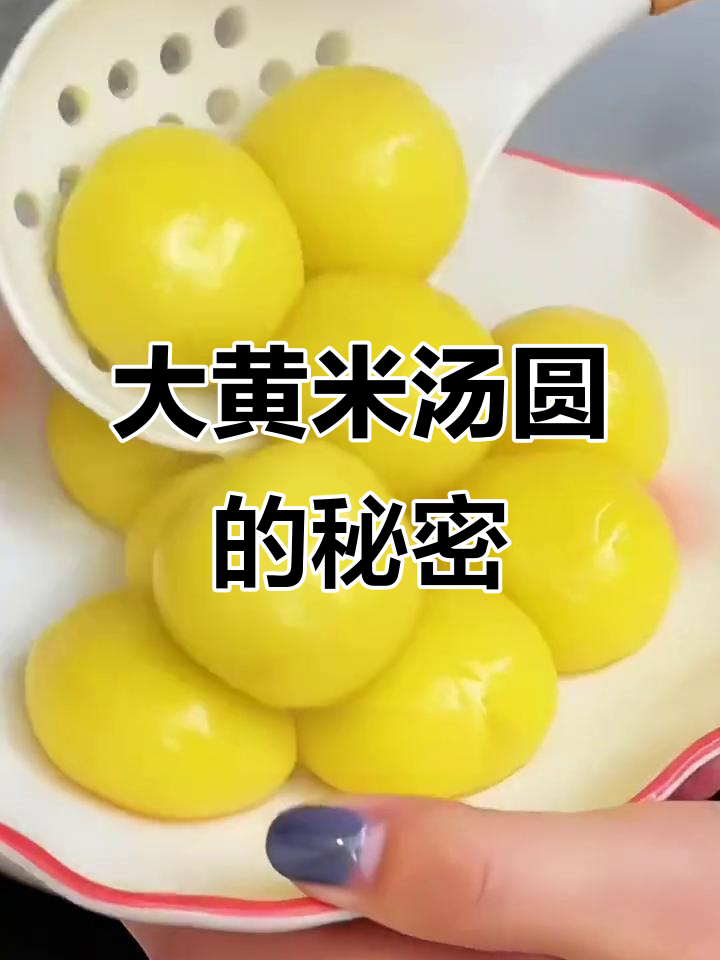 终于找到大黄米汤圆,糯唧唧的口感让人停不下来