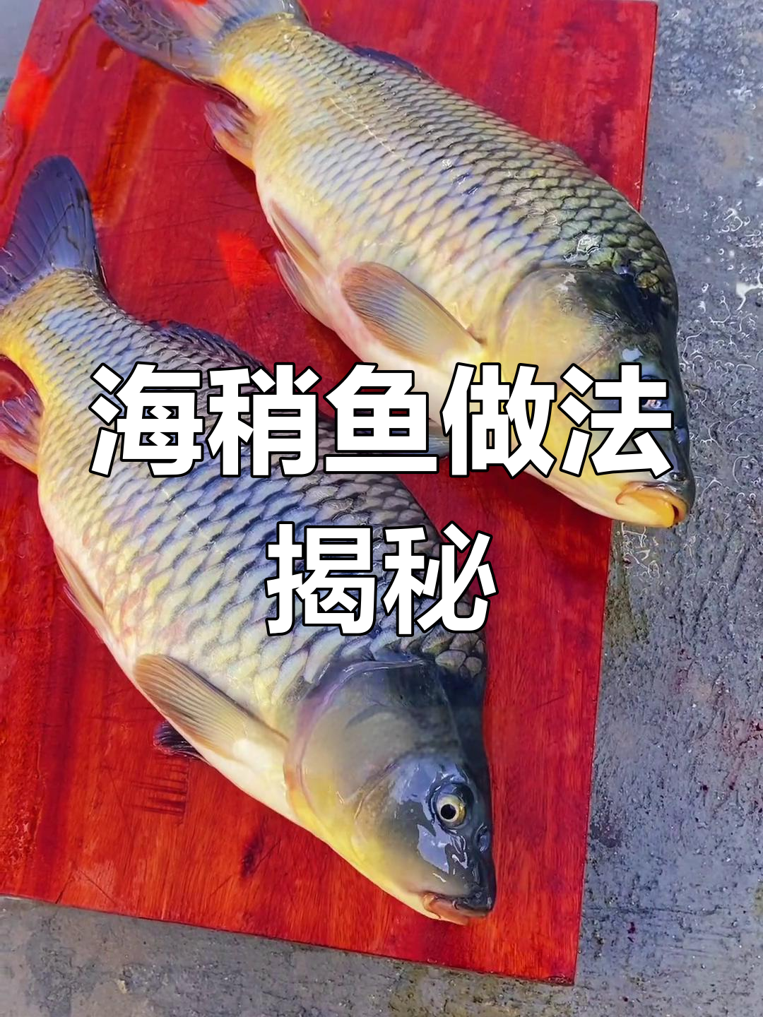 大理海稍鱼制作全流程,灵魂蘸水配方公开
