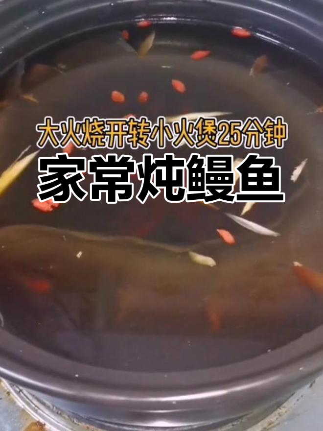 家庭炖鳗鱼的做法大全