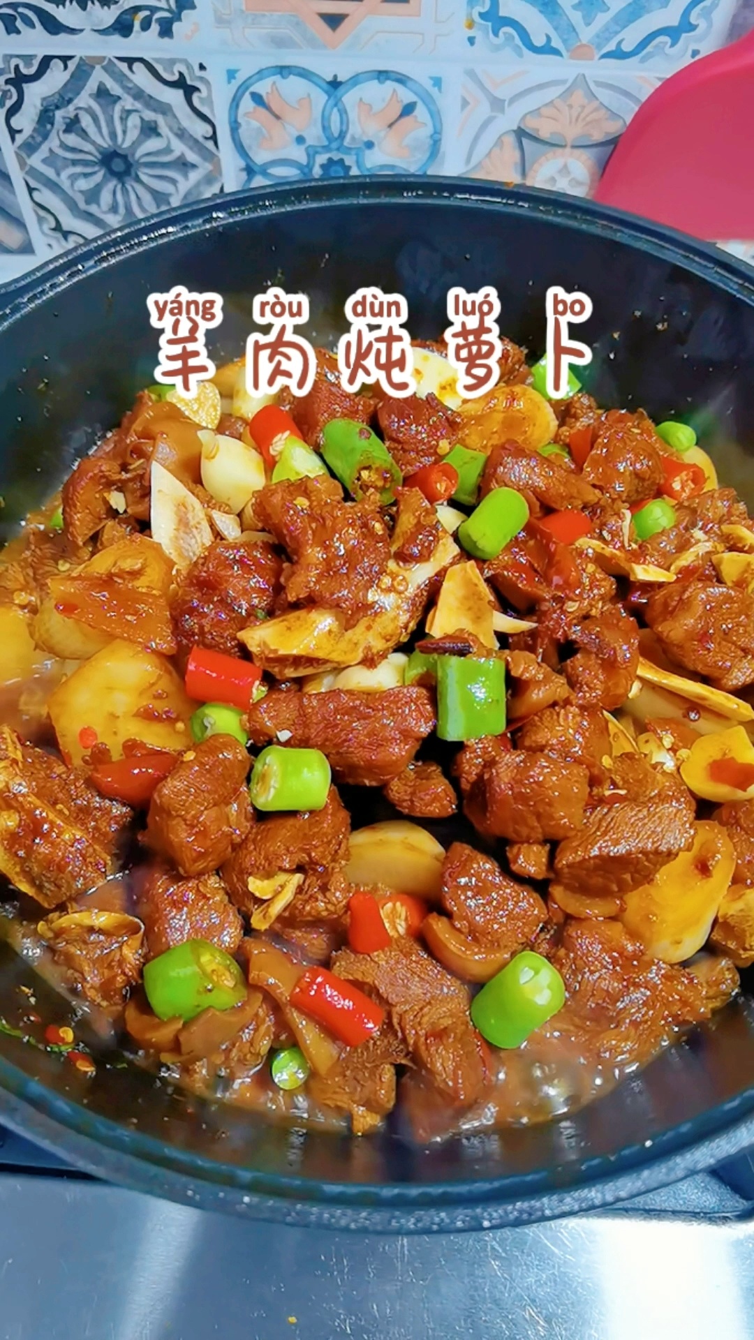 家常羊肉炖萝卜