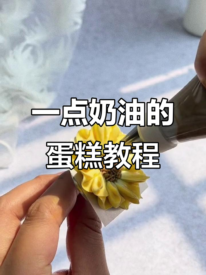 只需一点奶油,轻松做出精致蛋糕!简单步骤教你做网红款