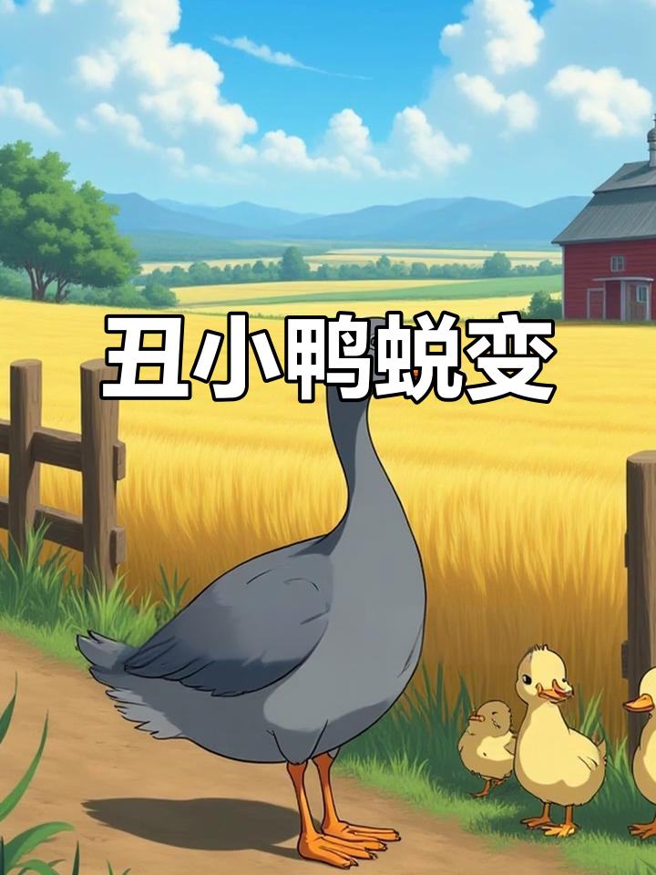 丑小鸭的成长故事，勇敢面对嘲笑，最终变成美丽天鹅