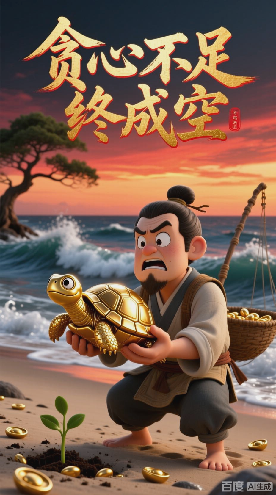 贪心不足终成空,渔夫阿海的教训