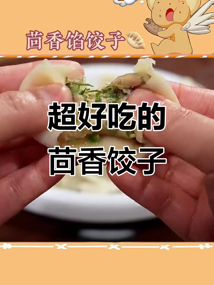 茴香猪肉饺子馅,鲜美多汁又入味