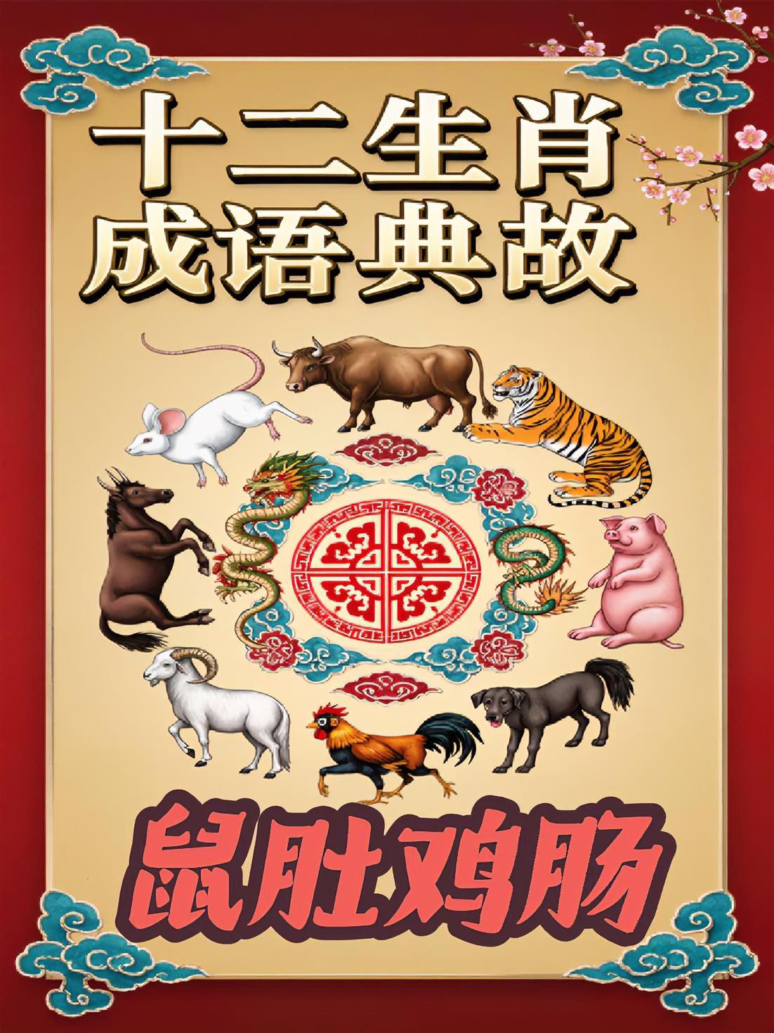 12生肖成语典故⑨鼠肚鸡肠 涨知识 每日分享