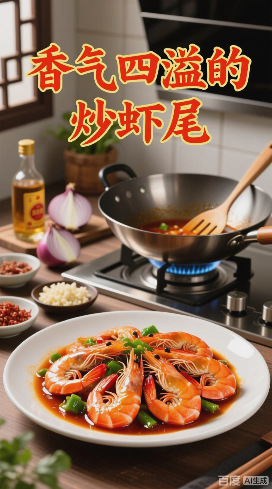 炒虾尾,香气四溢的美味