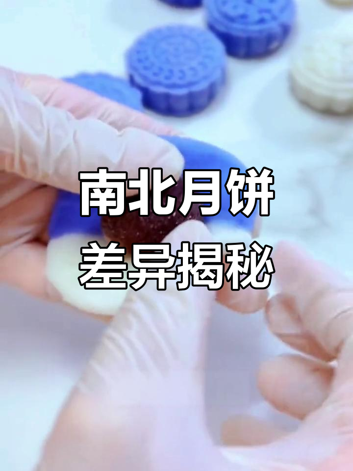 南方月饼和北方月饼大不同,冰皮月饼首次尝试