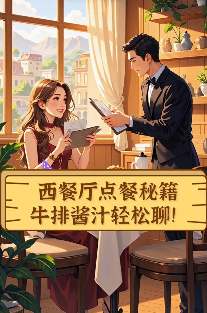 西餐厅点餐秘籍,牛排酱汁轻松聊!