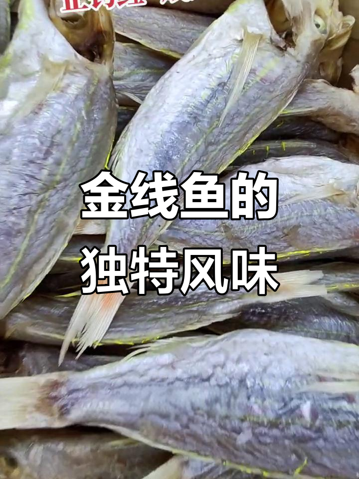 这款咸香金线鱼,肉质紧实,五条一斤,味道独特