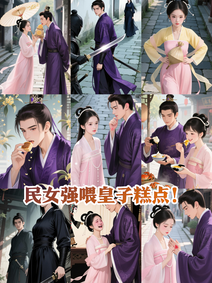 苏州街头,民女强喂皇子桂花糕,他竟动了心!