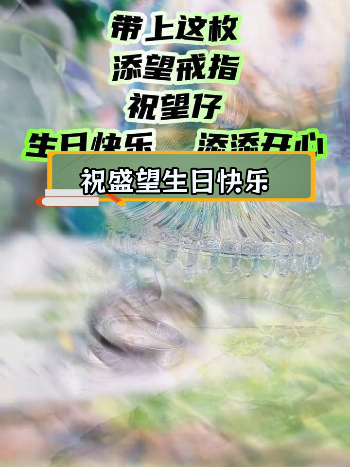 盛望1204生日快乐,江添陪伴开心
