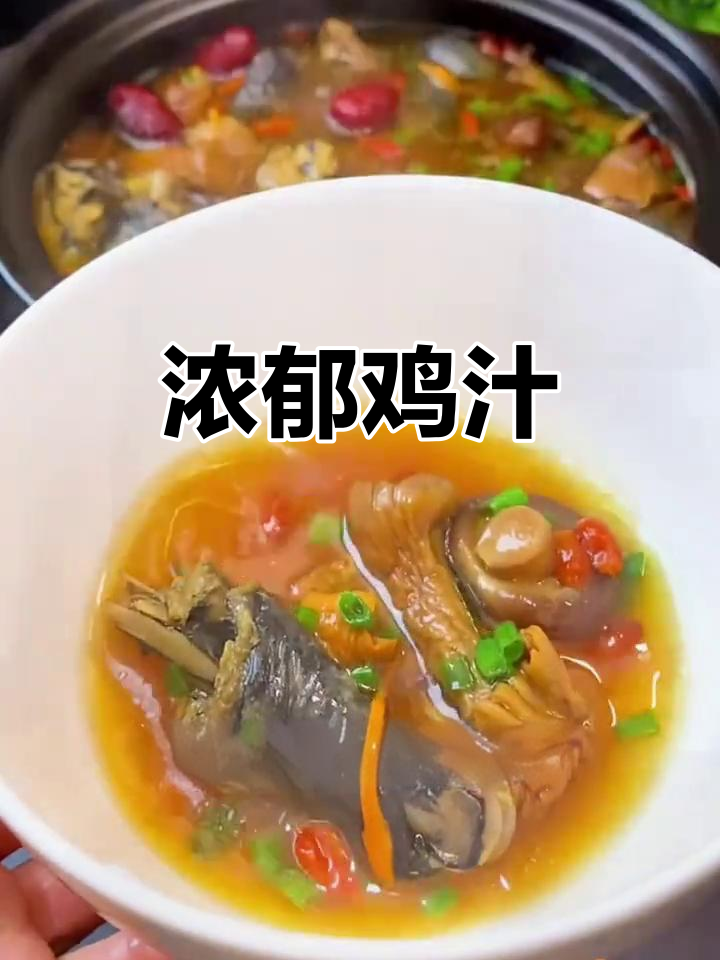 浓缩鸡汁,鸡肉精华浓稠,香气扑鼻