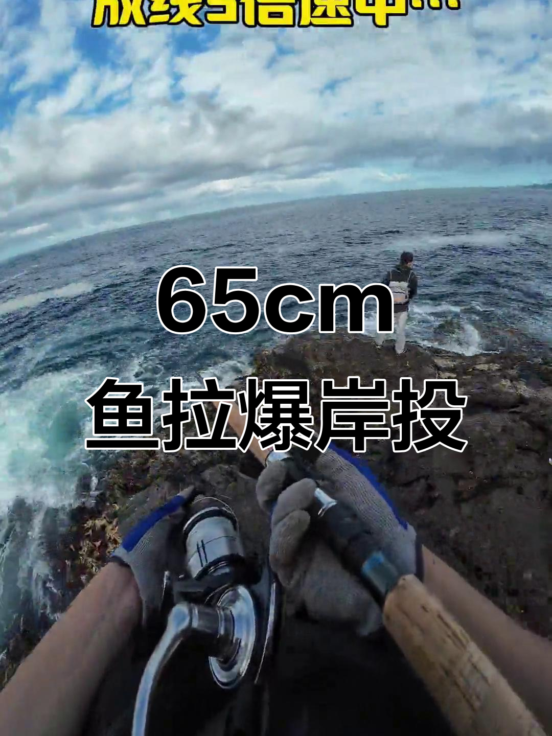 65cm的鱼竟然能拉爆岸投装备,海钓也能这么刺激!