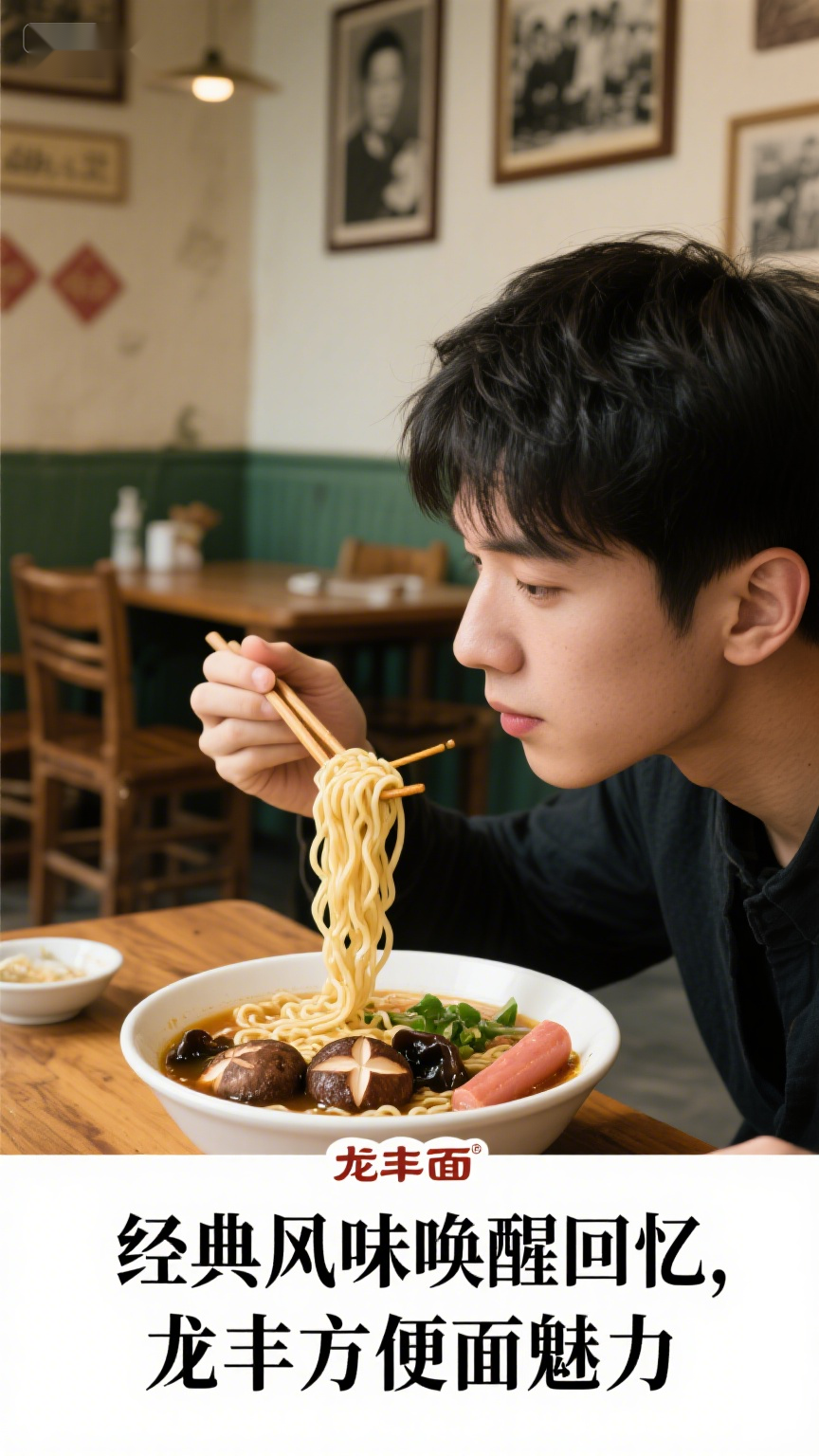 经典风味唤醒回忆,龙丰方便面魅力