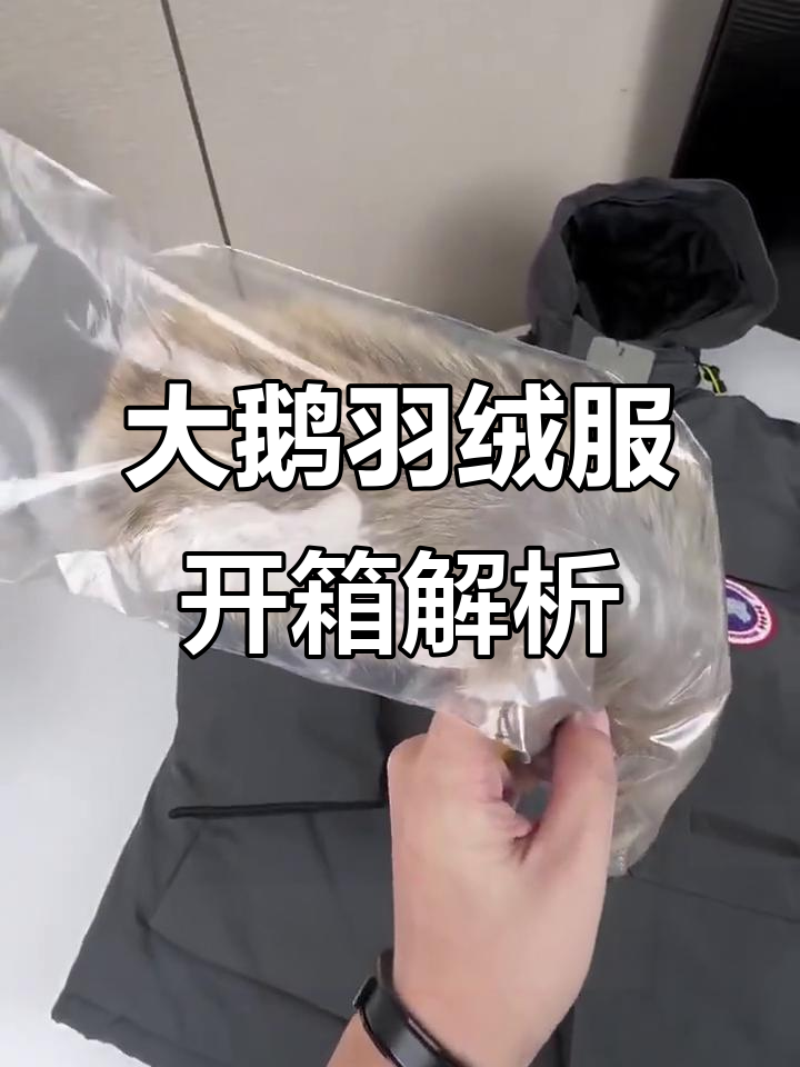 2024款加拿大鹅羽绒服细节大揭秘,升级版设计亮点满满