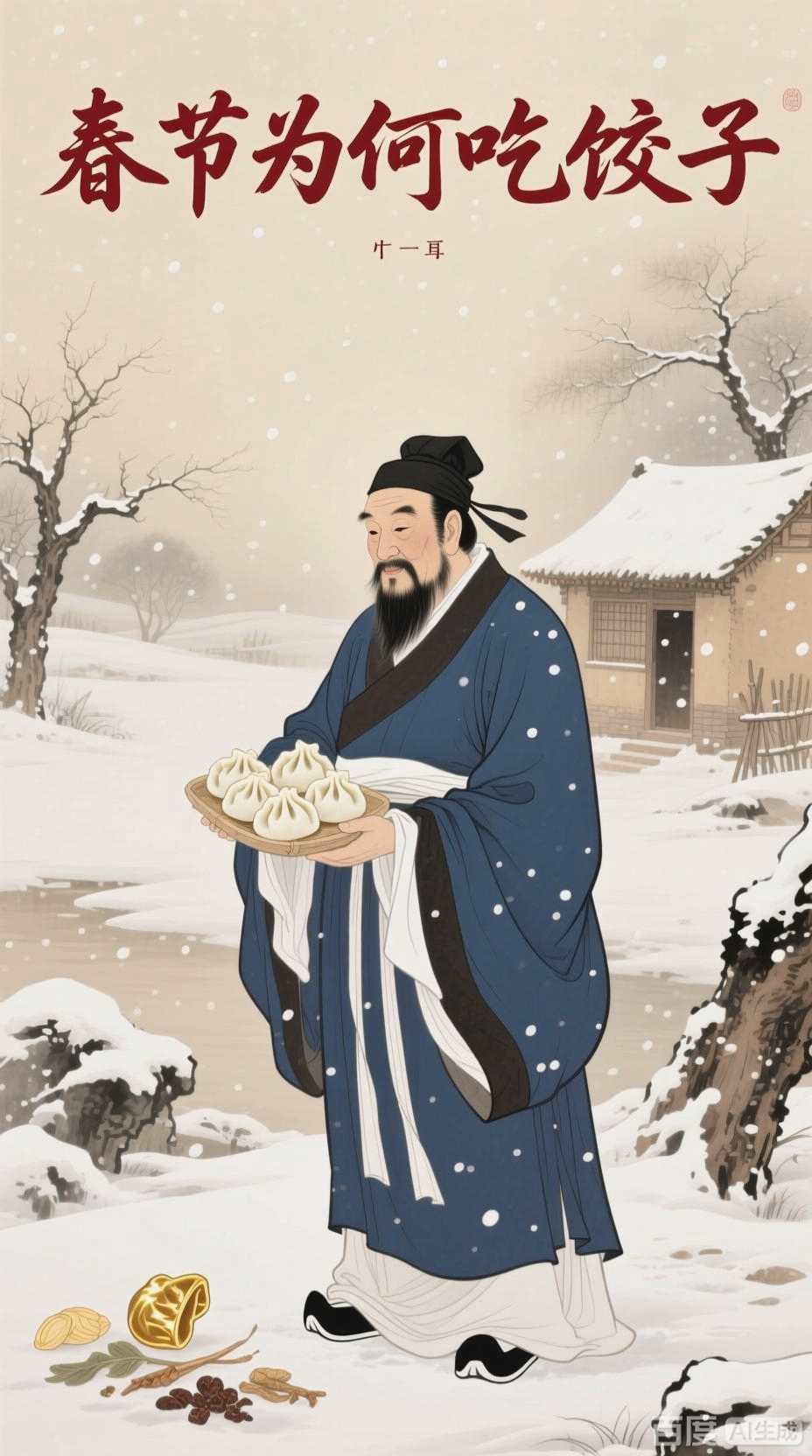 春节吃饺子的传统与由来