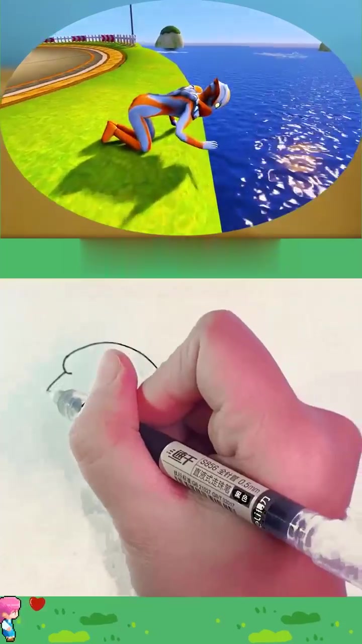 简笔画 赛罗奥特曼