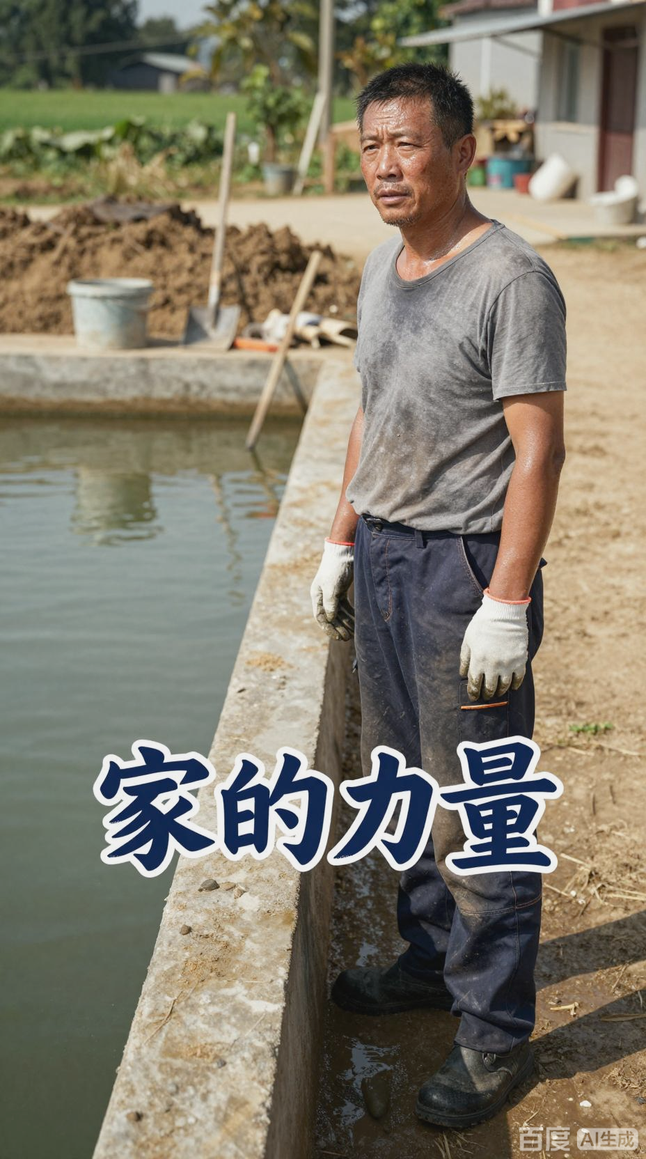 三次尝试，终筑坚固鱼池护坡