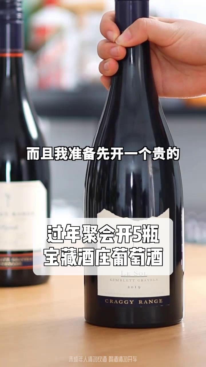 过年聚会开5瓶,宝藏酒庄葡萄酒