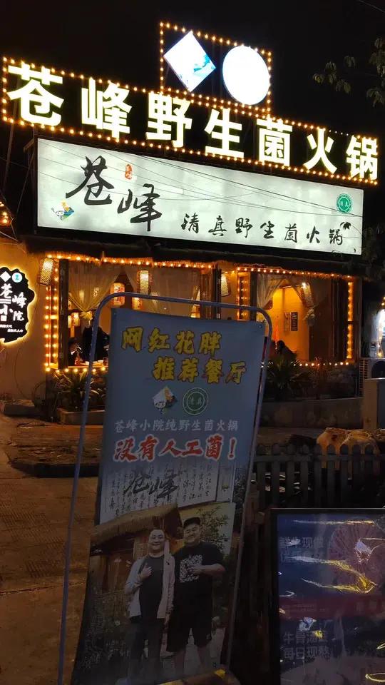 苍峰小院清真野生菌火锅