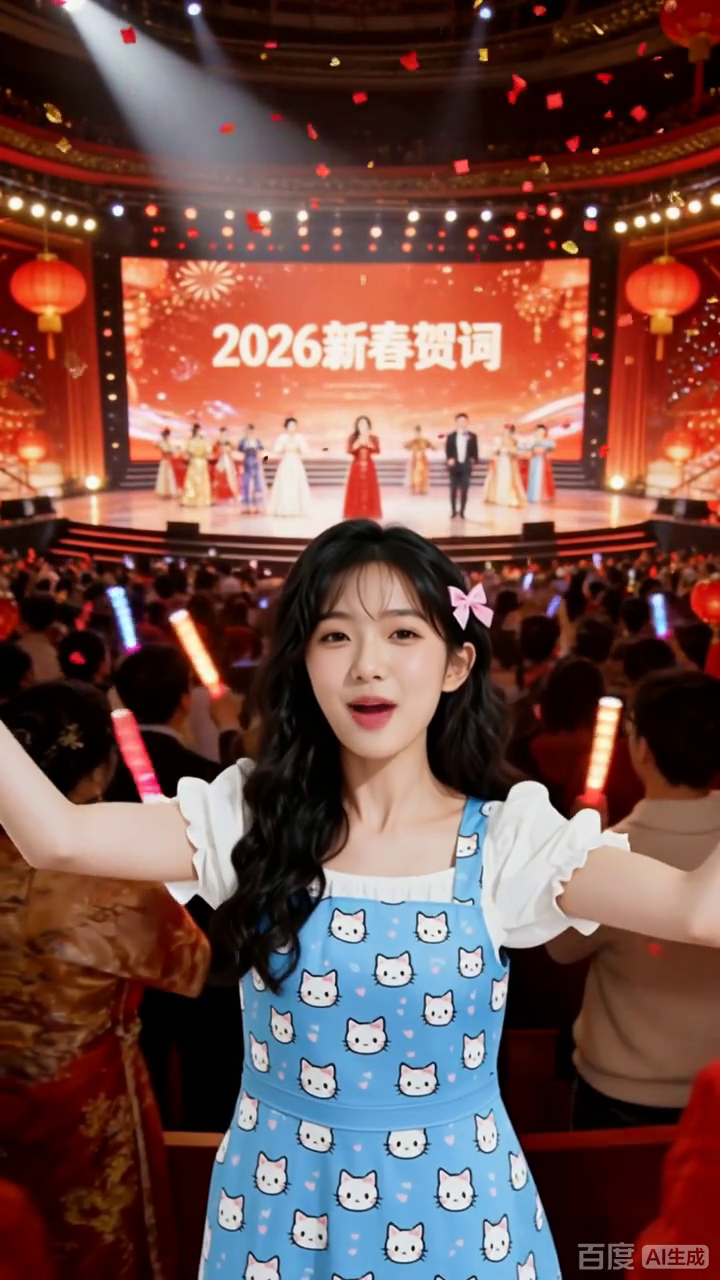 萌妹现身2026新春舞台