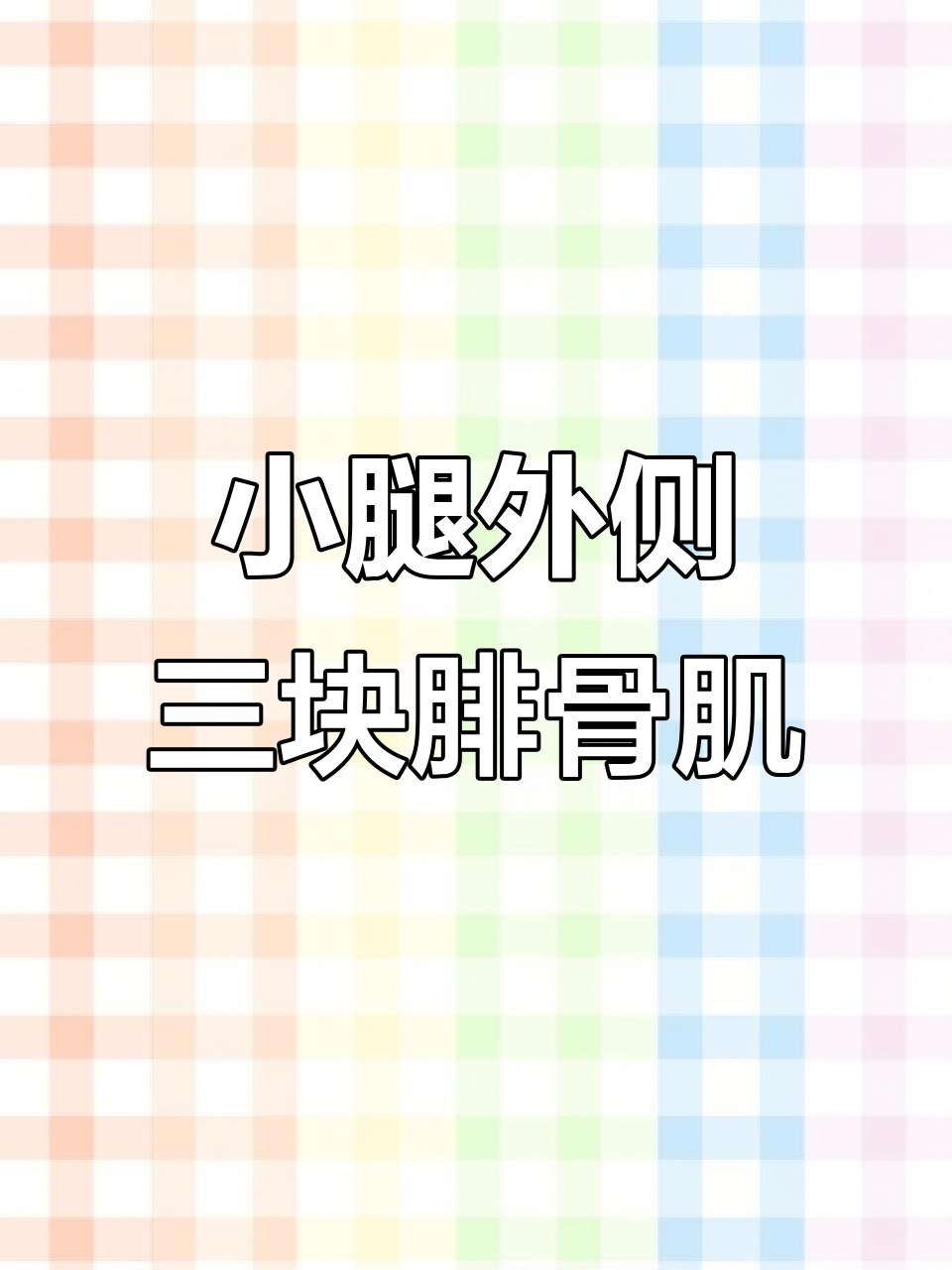 腓骨肌的解剖与功能,了解小腿外侧的三块肌肉