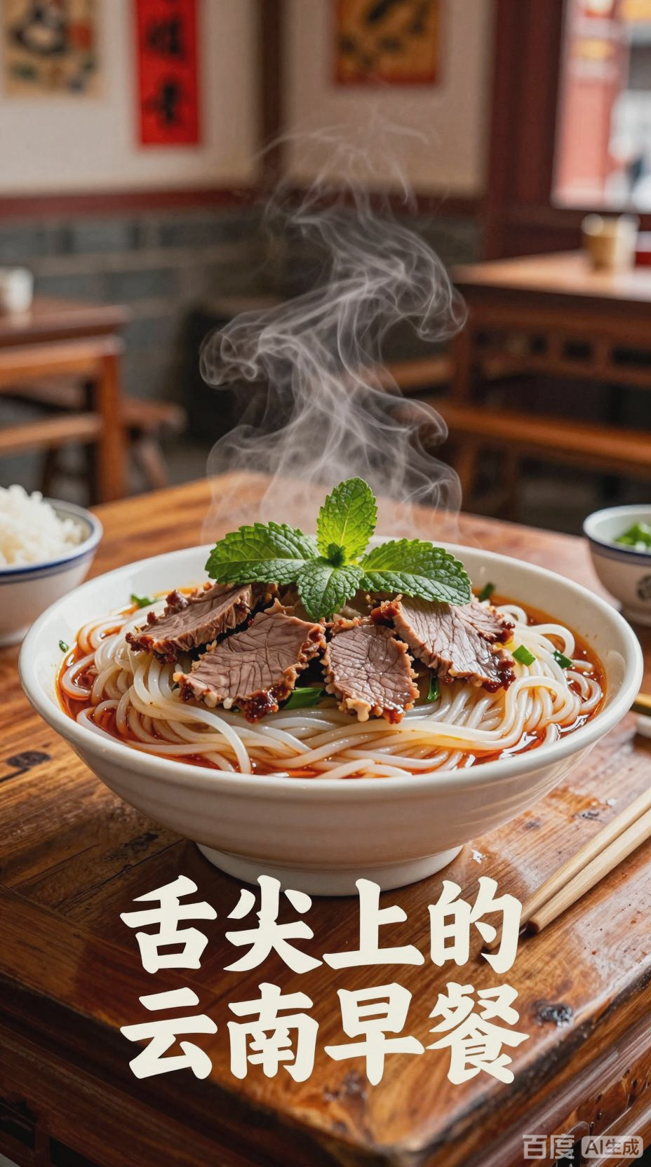 云南早餐:蒸饵丝与多样风味